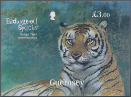 Großbritannien - Guernsey: 2012. IMPERFORATE Souvenir Sheet For The Issue "Endangered Species" Showi - Guernsey