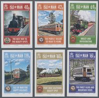 Großbritannien - Isle Of Man: 2013. Complete Set (6 Values) "140 Years Of Railway And 120 Years Of E - Man (Insel)