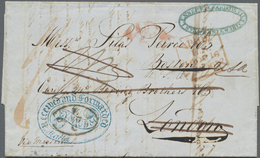 Ionische Inseln - Vorphilatelie: 1846, Entire Letter From Zante, Dated Sept. 23rd 1846, Forwarded By - Ionische Inseln