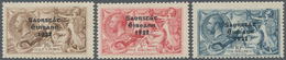 Irland: 1922, December, "Saorstat" Overprints By Thom With Wide Year Date, 2s.6d. Brown, 5s. Rose-ca - Lettres & Documents