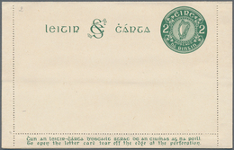 Irland - Ganzsachen: 1924, 2 Pg. Letter Card Unused With Wrapper For 10 Letter Cards 2/-. Very Scarc - Interi Postali