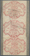 Italien - Altitalienische Staaten: Kirchenstaat: 1852: 1 Scudo, Carmine Rore, Vertical Pair And Sing - Stato Pontificio