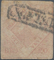 Italien - Altitalienische Staaten: Neapel: 1858. 20 Gr Light Rose, 2nd Plate, Used. Certificate Rayb - Neapel