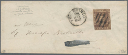 Italien - Altitalienische Staaten: Toscana: 1860, 10 C Brown Single Franking Cancelled With Rhombus - Toskana