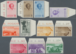 Italien: 1935, Bellini, 20c. To 5l., Complete Set Of Eleven Values, Unmounted Mint. (Sass. 388/93, A - Oblitérés