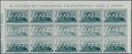 Italien: 1966: "Fiftieth Anniversary Of The Death Of Filzi, Battisti, Chiesa, Sauro", Lire 40, Horiz - Used