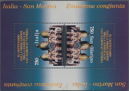 Italien: 1994. Joint Issue Italy-San Marino "San Marco Basilica In Venice", Mint Never Hinged With T - Gebraucht