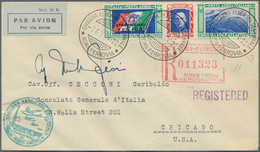 Italien - Besonderheiten: 1933, Mass Flight Triptych 5.25 + 44.75 L. "I-GIOR" On Well Preserved Regi - Ohne Zuordnung
