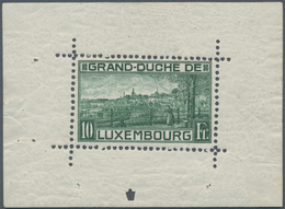 Luxemburg: 1923, Luxury Block For The Birth Of Princess Elisabeth, For The Always Decentered II. Edi - Autres & Non Classés