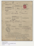 Norwegen: 1912, Avis De Reception, 10ö. Red On Receipt Form For A Local Registered Letter "DRAMMEN 1 - Sonstige & Ohne Zuordnung