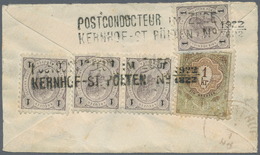 Österreich: 1890/1893, 4 X 1 Kr Grau/schwarz Und 1 Kr Braun/grün Fiskalmarke Mit Jz.1893, Entwertet - Gebraucht