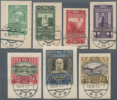 Österreich: 1910, 80. Geburtstag Von Kaiser Franz Joseph, 1 H Bis 10 Kr, Kompletter Satz Von 17 Wert - Gebruikt