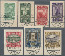 Österreich: 1910, 80. Geburtstag Von Kaiser Franz Joseph, 1 H Bis 10 Kr, Kompletter Satz Von 17 Wert - Used Stamps