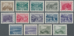 Österreich: 1932, Freimarken: Landschaften Im Kleinformat, Komplette Postfrische Serie Von 14 Werten - Gebruikt