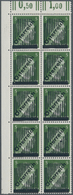 Österreich: 1945, 3. Wiener Aushilfsausgabe, 5 Pfg. Grün Gitter Steil Mit Seltener Geriffelter Gummi - Used Stamps