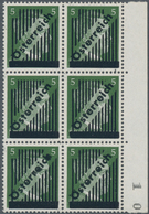 Österreich: 1945, 3. Wiener Aushilfsausgabe, 5 Pfg. Grün Gitter Steil Mit Seltener Senkrecht Geriffe - Used Stamps