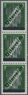 Österreich: 1945, 5 Pfg. Hitler Mit Aufdruck, Senkrechter, Postfrischer 3er-Streifen Mit 3 Verschied - Used Stamps