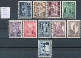 Österreich: 1946, Stephansdom, 11 Verschiedene Postfrische(!) PHASENDRUCKE Aus Den Phasen I - V. Jed - Used Stamps
