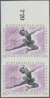 Österreich: 1963, Olympische Winterspiele Innsbruck '64, 1.80 Sch. Eiskunstlauf Ungezähnt Im Senkrec - Gebraucht