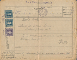 Österreichisch-Ungarische Feldpost - Allgemeine Ausgabe: 1918, 6 H Violett Und 2 X 80 H Blauschiefer - Sonstige & Ohne Zuordnung