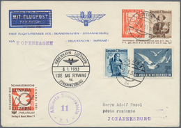 Österreich - Flugpost: 1953 (2.1.), Privat-GS-Umschlag Mit Zwei Wertstempeln 15 Gr. Landschaft + 15 - Autres & Non Classés