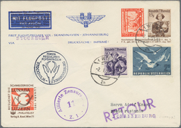 Österreich - Flugpost: 1953 (2.1.), Privat-GS-Umschlag Mit Zwei Wertstempeln 15 Gr. Landschaft + 15 - Autres & Non Classés