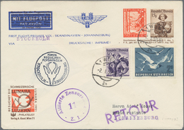 Österreich - Flugpost: 1953 (2.1.), Privat-GS-Umschlag Mit Zwei Wertstempeln 15 Gr. Landschaft + 15 - Andere & Zonder Classificatie