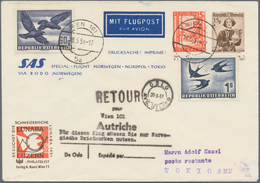 Österreich - Flugpost: 1954 (18.5.), Privat-GS-Umschlag Mit Zwei Wertstempeln 15 Gr. Landschaft + 15 - Sonstige & Ohne Zuordnung