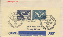 Österreich - Flugpost: 1954 (13.11.), Flugpost-Adresszettel Vögel 60 Gr. + 2 S. Mit Privaten Zudruck - Other & Unclassified