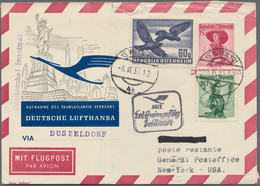 Österreich - Flugpost: 1955 (6.6.), Privat-Luftpost-Faltbrief Trachten 1 S. Rot Mit Zudruck 'Aufnahm - Sonstige & Ohne Zuordnung