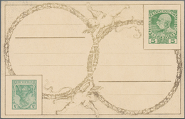 Österreich - Privatganzsachen: 1905 (ca.). Privat-Postkarte "Gruss Von Der Schneekoppe" Mit Passende - Sonstige & Ohne Zuordnung