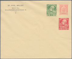 Österreich - Privatganzsachen: 1908 (ca.), Amtlicher GS-Umschlag Mit Wertstempel Franz Joseph 10 H. - Autres & Non Classés
