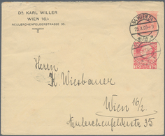 Österreich - Privatganzsachen: 1909/1912, Drei Amtliche GS-Umschläge Mit Wertstempel Franz Joseph 10 - Autres & Non Classés