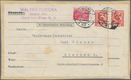 Österreich - Privatganzsachen: 1933 (7.5.), Adresszettel Mit Wertstempel 3 Gr. Ziffer Und Vordruck S - Andere & Zonder Classificatie