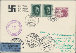 Österreich - Privatganzsachen: 1938 (3.4.), Postkarte Mit Wertstempel 15 Gr. Pilotenkopf Mit Zudruck - Other & Unclassified