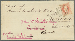 Österreich - Sonderstempel: 1873 (13.8.), Vordruckumschlag 'United States Commission Office, II. Nor - Machines à Affranchir (EMA)