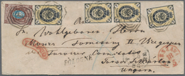 Polen - Russische Periode: 1865/1870 (ca.), 1kop. Black/yellow (4) And 10kop. Brown/blue, Attractive - Andere & Zonder Classificatie