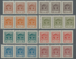 Polen: 1925, For The Treasury, Complete Set In Horizontal Stripes Of Three (40 G And 50 G Each Pair - Andere & Zonder Classificatie