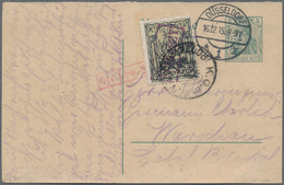 Polen - Bestellpostanstalten: WARSAW 1915, 6gr. On 5gr. (violet Overprint) Paying Local Charge On In - Sonstige & Ohne Zuordnung