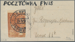 Polen - Lagerpost: Woldenberg: 1942, Internal Camp Mail 10 F Yellowish Rough Thick Paper On Provisio - Autres & Non Classés