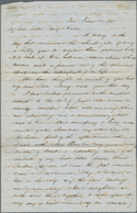 Rumänien - Besonderheiten: 1853, DISINFECTED MAIL, Entire Letter From Pera (Beyoglu, Turkey), Dated - Autres & Non Classés