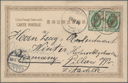 Russische Post In China: 1904/16, Incoming To "Hülfsaktion Tientsin", Russia 3 K. Tied "BERESOVKA 30 - China