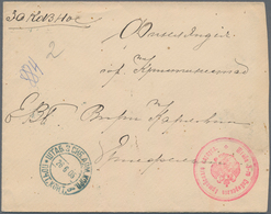 Russische Post In China: 26.06.1905 Russo-Japanese War Registered Cover From Staff (GHQ) 3rd Siberia - China