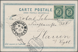 Russische Post In Der Levante - Staatspost: 1899, 2 K. Pair Tied "ROPIT CONSTANTINOPOLI 24 IV 99" To - Levante