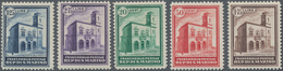 San Marino: 1932, Inauguration Of The New Post Building, Sassone 159-163 Mint Never Hinged. Catalogu - Autres & Non Classés