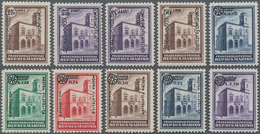 San Marino: 1933/1934, Overprints. Sassone 176/185 Mint Never Hinged. Catalogue Value 2300 € - Sonstige & Ohne Zuordnung