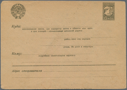 Sowjetunion - Ganzsachen: 1930/33 Three Unused And Two Used Postal Stationery Envelopes With Propaga - Unclassified