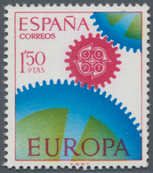 Spanien: 1967, 1.50 Pts. "Europa Cept" In Differing Colours "red, Green And Blue", Mint Never Hinged - Gebruikt