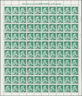 Spanien: 1985, King Juan Carlos I. 45pta. Emerald-green With HEAVY SHIFTED Horizontal Perforation In - Used Stamps