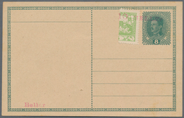 Tschechoslowakei - Ganzsachen: 1919 Unused Austrian Postal Stationery Postcard (P 235a) With Prefran - Cartes Postales
